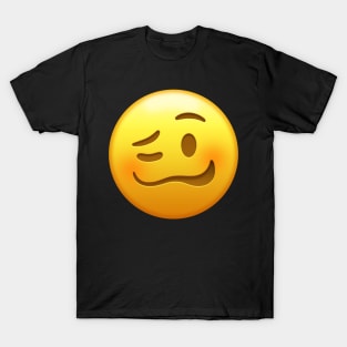 Drunk Face Emoji | Pop Art T-Shirt